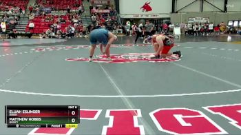 285 lbs Cons. Round 3 - Elijah Eslinger, Baker vs Matthew Hobbs, Quincy