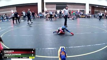 46 lbs Round 3 (4 Team) - Thorijn Skidmore, Roundtree WA vs Kyan Keys, Ares Black