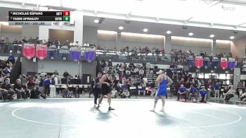 285 lbs Consolation - Nicholas Esparo, Amity vs Yasin Afrailov, Suffield/Windsor Locks