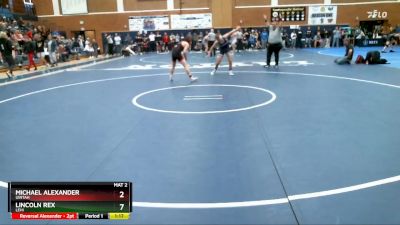 126 lbs Semifinal - Michael Alexander, Uintah vs Lincoln Rex, Lehi