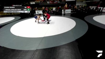 Champ. Round 2 - Shaire Anzures, Pacifica High School Wrestling vs Giselle Mendez, Quartz Hill High School Wrestling