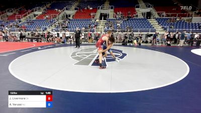 132 lbs Cons 64 #2 - Jacob Livermore, CA vs Aidan Yarussi, NJ