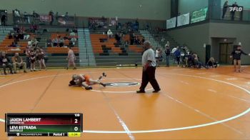 108 lbs Round 2 - Jaxon Lambert, Grissom Hs vs Levi Estrada, Hartselle