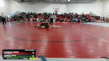 126 lbs Cons. Round 2 - Cameron Pieper, Eaglecrest B vs Robert Ortiz, Fort Lupton