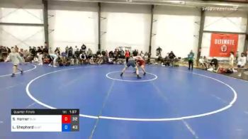 129 kg Quarterfinal - Sean Horner, Blairstown Wrestling Club vs Logan Shephard, Team Shutt