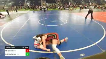 116 lbs Quarterfinal - Mia Ramirez, Dog Pound vs Gianna Unterberger, Alaska Battle Cats