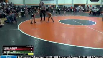 Quarterfinal - Moses Alcaraz, Alburnett Mat Pack vs Karver Tyler, Northeast Iowa Wrestling Club