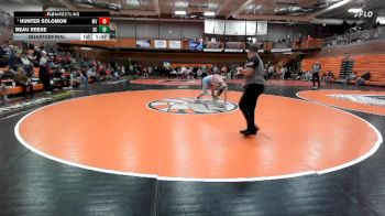 120 lbs Quarterfinal - Hunter Solomon, Marsh Valley vs Beau Reese, Spring Creek