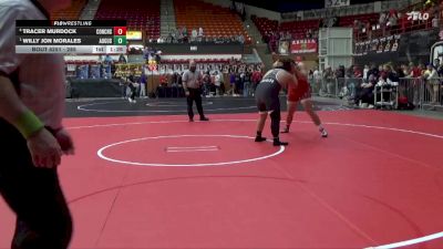 285 lbs Semifinal - Willy Jon Morales, Augusta vs Tracer Murdock, Concordia Hs