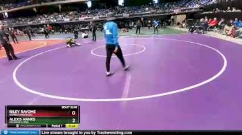 6A - 110 lbs Cons. Semi - Alexis Hanks, Killeen Ellison vs Riley Rayome, Humble Kingwood