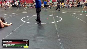 130 lbs Round 3 (4 Team) - Cash Tharp, Neighborhood vs Brendan Davies, Highland Hornets