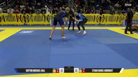 Ethan Daniel Burright vs Dayton Michael Hall 2025 Pan IBJJF Jiu-Jitsu No-Gi Championship