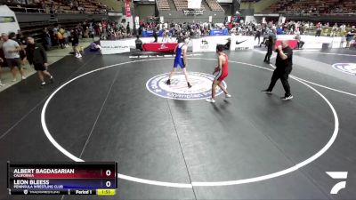 149 lbs Cons. Round 4 - Albert Bagdasarian, California vs Leon Bleess, Peninsula Wrestling Club