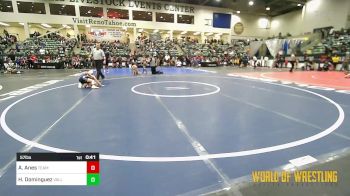 57 lbs Quarterfinal - Adelina Anes, Team Selma vs Hilton Dominguez, Valley Vandals