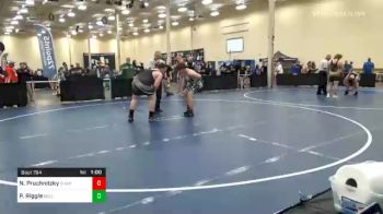 252 lbs Consolation - Nicholas Pruchnitzky, Chartiers Valley vs Perry Riggle, Belle Vernon