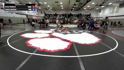 132 lbs Quarterfinal - Cole Rebels, Iron Horse vs Aidan Matias, Cordoba Trained