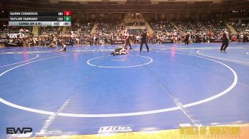 84 lbs Consi Of 8 #2 - Vera Burch, Blue Devil Wrestling vs Jadelyn Cerecero, Hoisington Jr Cardinals