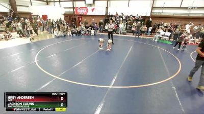 45 lbs Champ. Round 1 - Jackson Colvin, Roy Wrestling Club vs Grey Andersen, JWC