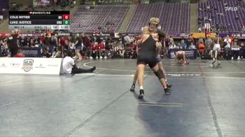 184 lbs Placement (4 Team) - Luke Justice, King vs Cole Ritter, Maryville