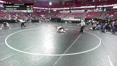 175 lbs Champ. Rd Of 16 - Brennan Ott, Verona vs Carson Cramer, Burlington