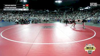 B5A-132 lbs Quarterfinal - Bryson Burton, Duncan vs Ayden Huffman, Bishop McGuinness