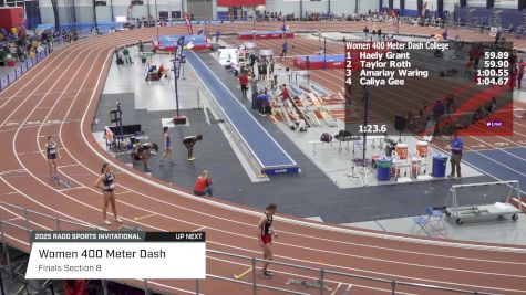 Women's 400m, Finals 8