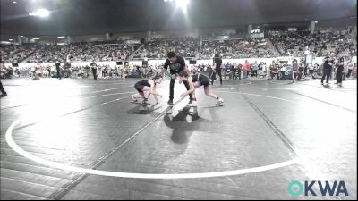 75 lbs Round Of 16 - Riley Miller, Raw Wrestling Club vs Ruby Chill, Perry Wrestling Club