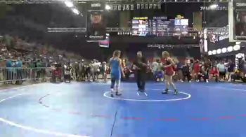 132 lbs Consi Of 16 #2 - Lilly Gough, Oklahoma vs Magdalena Ivanova, Idaho