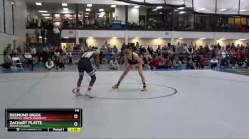 141 lbs Champ. Round 1 - Desmond Diggs, Mount St. Joseph University vs Zachary Platte, Adrian College