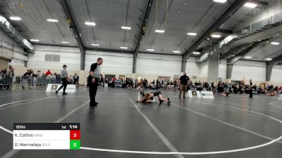 85 lbs Rr Rnd 1 - Keagan Collins, Sanderson Wrestling Academy vs Dominic Marmolejo, Gold Rush Wrestling