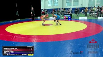 49kg Semifinal - Morgan Boileau, Unaffiliated BC vs Olivia Stein, Schewa WC