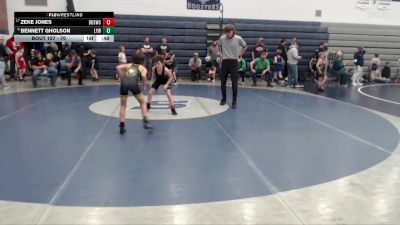 70 lbs Cons. Round 3 - Bennett Gholson, Lions Youth Wrestling vs Zeke Jones, Brothers Of Steel Wrestling Club