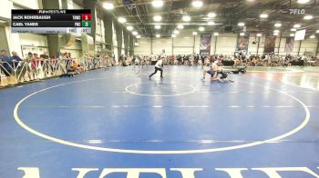 138 lbs Rr Rnd 2 - Jack Rohrbaugh, TNWC Blue vs Cael Yanek, Freakztyle Wrecking Crew