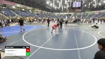 109 lbs Semifinal - Reanna Spangler, Maize WC vs Nevaeh Romero, Llwc