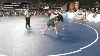 D 1 175 lbs Cons. Round 2 - Joseph Omes, Slidell vs Christopher Sparks, H.L. Bourgeois