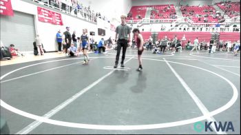 62-67 lbs Quarterfinal - Kynslee Aguirre, Rough Riders vs Kadee McDowell, Noble Takedown Club