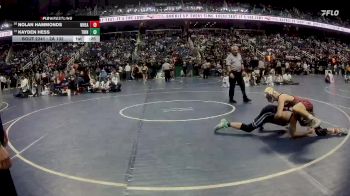 2A 132 lbs Cons. Round 2 - Kayden Hess, Trinity vs Nolan Hammonds, Wheatmore