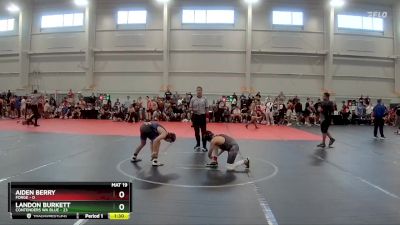 88 lbs Round 1 (8 Team) - Landon Burkett, Contenders WA Blue vs Aiden Berry, FORGE