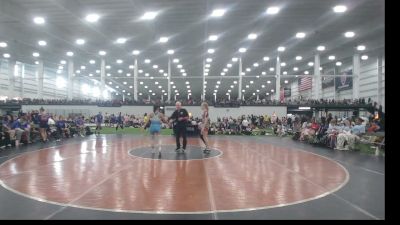 110 lbs Zoey Dodgers, Illinois vs Katie Biscoglia, Iowa