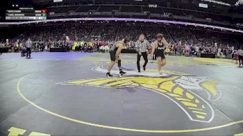 D1-175 lbs Quarterfinal - Luke Johnson, Oxford HS vs Nate Stark, Brighton HS