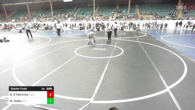 77 lbs Quarterfinal - Bronx Shanley-Martinez, Duran Elite vs Mason Nieto, NM Beast