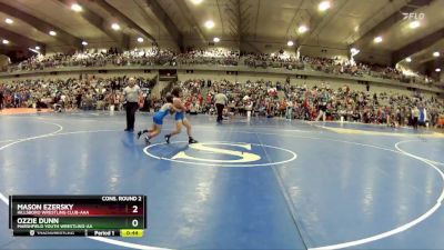 80 lbs Cons. Round 2 - Mason Ezersky, Hillsboro Wrestling Club-AAA vs Ozzie Dunn, Marshfield Youth Wrestling-AA 