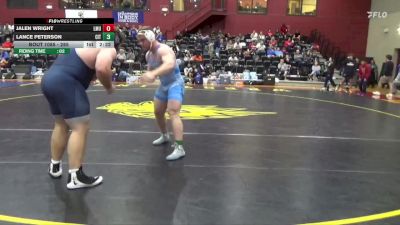 285 lbs Champ. Round 1 - Jalen Wright, Lincoln Memorial vs Lance Peterson, The Citadel