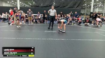 68 lbs Round 4 (8 Team) - Benex Velasco, North Carolina vs James Dean, Force WC