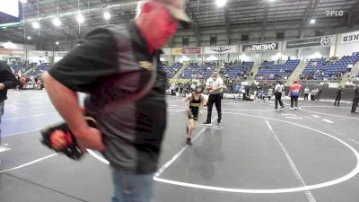 65 lbs Quarterfinal - Darrell Gonser, Valley Bad Boys vs Nicolas Lott, Dragon Wrestling CO