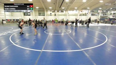 123 lbs Consi Of 8 #2 - Elijah Gagliardi, Silverback WC vs Gabe Correa, Refinery WC