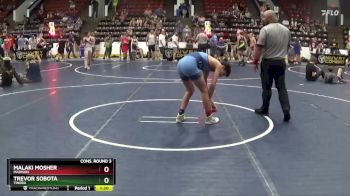 120 lbs Cons. Round 3 - Trevor Sobota, Tinora vs Malaki Mosher, Madison