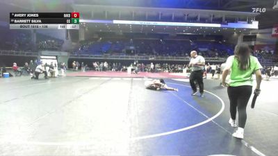 138 lbs 7th Place Match - Avery Jones, Oakdale vs Barrett Silva, Central Catholic