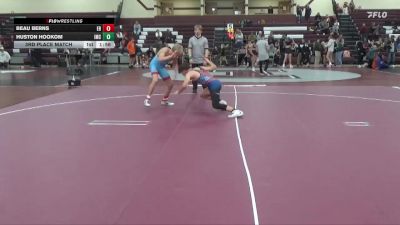 S-15 lbs 3rd Place Match - Beau Berns, East Buchanan vs Huston Hookom, Indee Mat Club