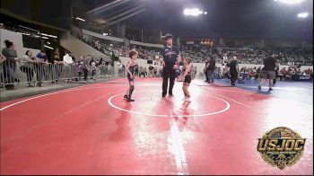 46 lbs Round Of 16 - Beryck Durham, Kiefer Youth Wrestling Club vs Greyson Summitt, Wolfpak Wrestling